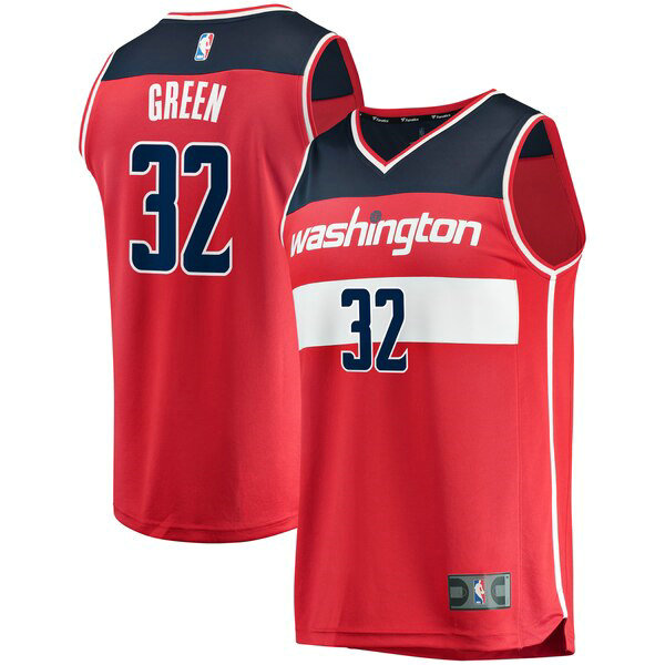 Maillot nba Washington Wizards Icon Edition Homme Jeff Green 32 Rouge